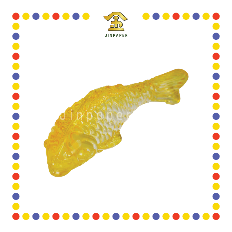 LUCKY GOODS 黄色鱼水晶