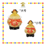 LUCKY GOODS【大号/小号】金蟾金箔聚宝盆