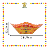 JOSS PAPER 彩色双面折便烫金鸿运元宝盘【小/中/大】