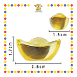 LUCKY GOODS 黄色水晶元宝-小