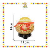 LUCKY GOODS【大号/中号】金箔水晶元宝盖聚宝盆