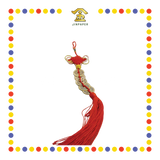 LUCKY GOODS 金边中国结五帝钱