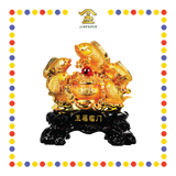 LUCKY GOODS 12寸 镀金五福临门鱼