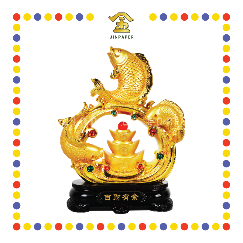 LUCKY GOODS 29# 镀金百财有余鱼