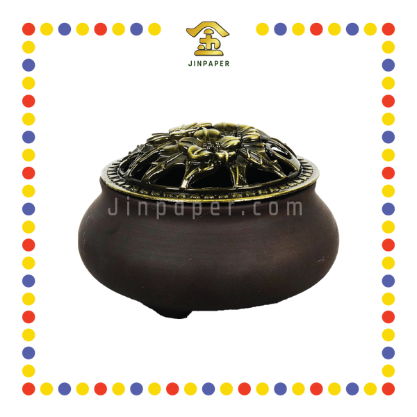 PRAYING CENSER 紫砂小香炉- JinPaper
