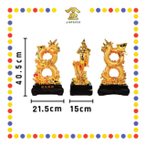 LUCKY GOODS 镀金祥龙招财 中