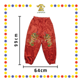 CLOTH EMBROIDERY【红色/黄色】龙裤
