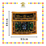 CLOTH EMBROIDERY 密绣(黑)二伯爷带人物桌围