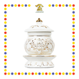 PRAYING CUP 小浮雕莲花圣水杯(白)