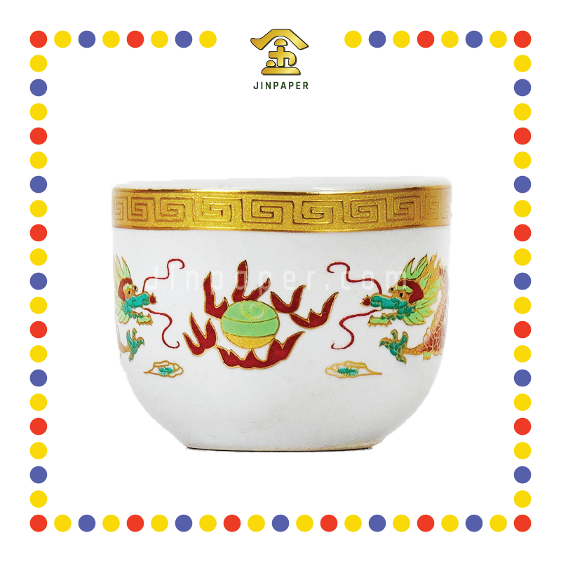 PRAYING CUP 白龙旦形杯