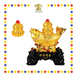 LUCKY GOODS 3# 镀金财运有余鱼