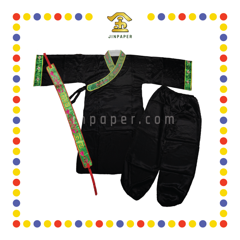 CLOTH EMBROIDERY 绣二哥爷衣服,裤子(套)