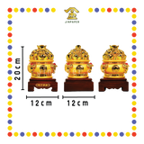 LUCKY GOODS 沙金四方纳财聚宝盆【小/中/大】