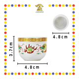 PRAYING CUP 白龙旦形杯