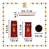 PRAYING STICKTONG 朱红 有求必应抽签桶(大)