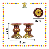 PRAYING CANDLESTICK 朱红【小号/中号/大号】招财烛台