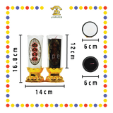 JOSS CANDLE 大二伯爷玻璃斗烛(黑白)