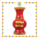PRAYING VASE 10寸 大红富贵花瓶