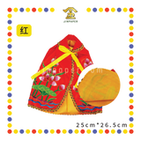 EMBROIDERY 10寸 莲花袍【红色/黄色/粉红色/白色】