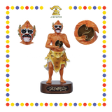PRAYING STATUE 10寸 树脂珍珠淡彩新体站五鬼(套)