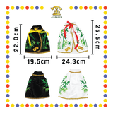 EMBROIDERY【10寸/12寸/14寸】大二爷伯竹叶袍