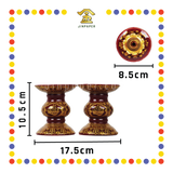 PRAYING CANDLESTICK 朱红【小号/中号/大号】招财烛台