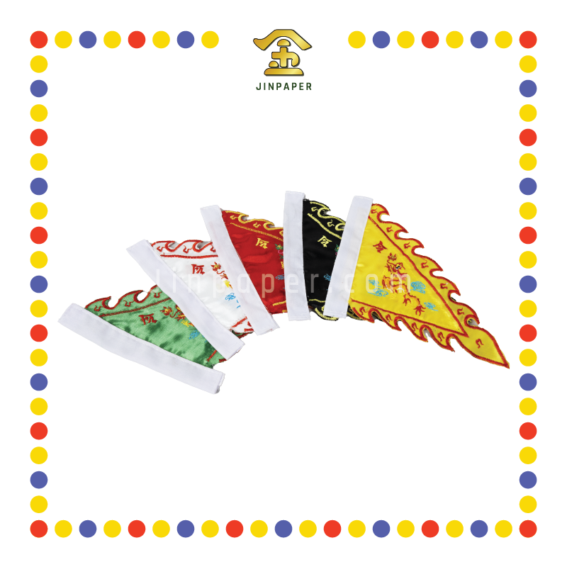 PRAYING FLAG 五色绣龙旗