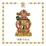 PRAYING STATUE 10½cm 站镀金拿元宝财神