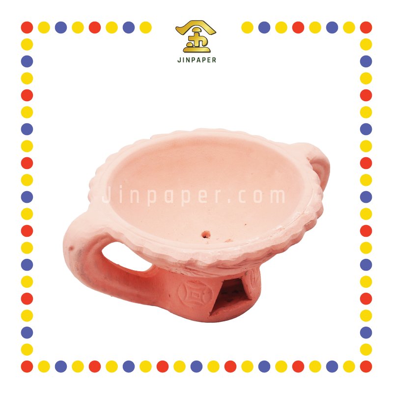 PRAYING CENSER 11寸 土庄甘文烟炉 (香炉)