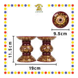 PRAYING CANDLESTICK 朱红【小号/中号/大号】招财烛台