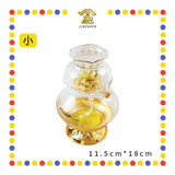 OIL LAMP 精雕莲花水晶油杯【小/大】