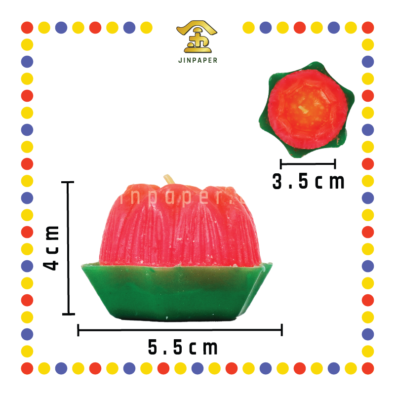 JOSS CANDLE (荣)【大/中/小】莲花烛