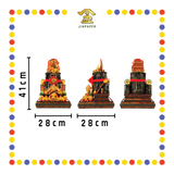 LUCKY GOODS 11x11x16 招财满金黑金
