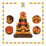 LUCKY GOODS 11x11x16 招财满金黑金