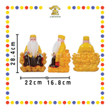 PRAYING STATUE 12寸 金山宋谷帽真须黄衣拿督公/拐