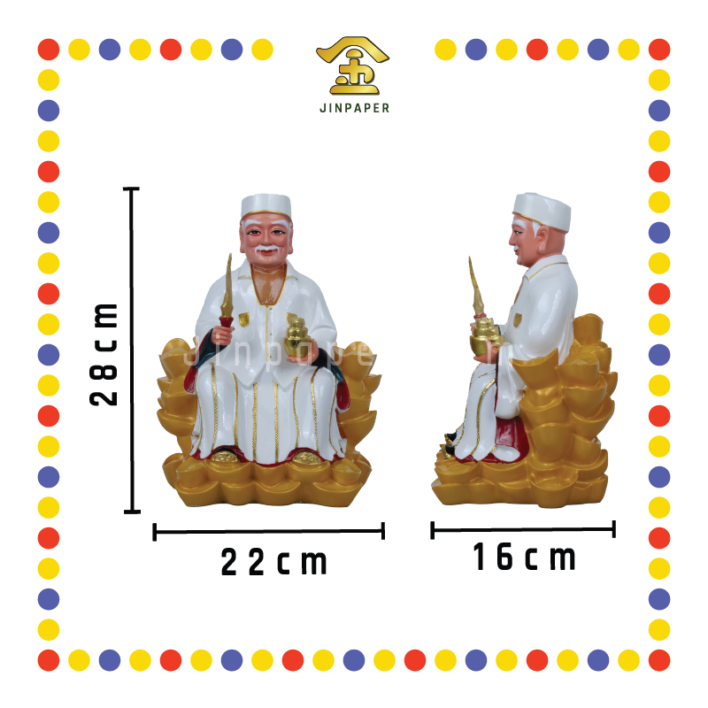 PRAYING STATUE 12寸 元宝山拿督公