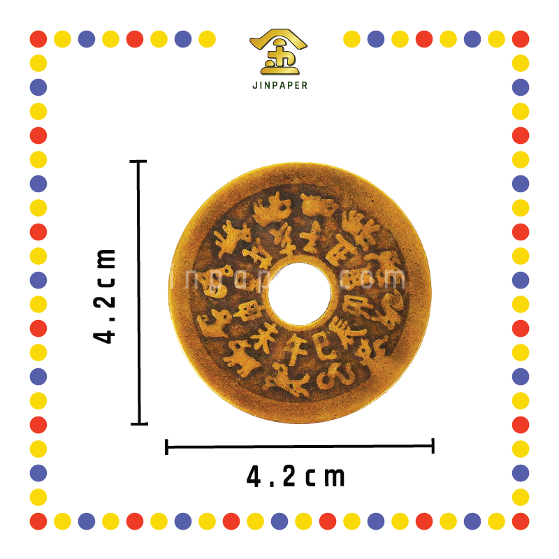 BRASS COINS 12生肖铜钱
