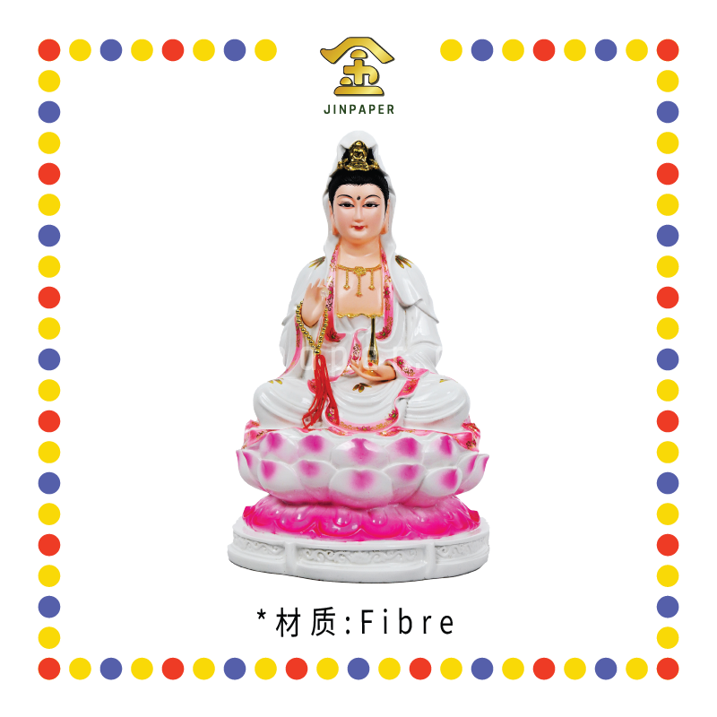 PRAYING STATUE 12寸 石观音