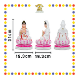 PRAYING STATUE 12寸 石观音