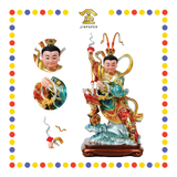 PRAYING STATUE 12寸 树脂金缕新体双轮太子