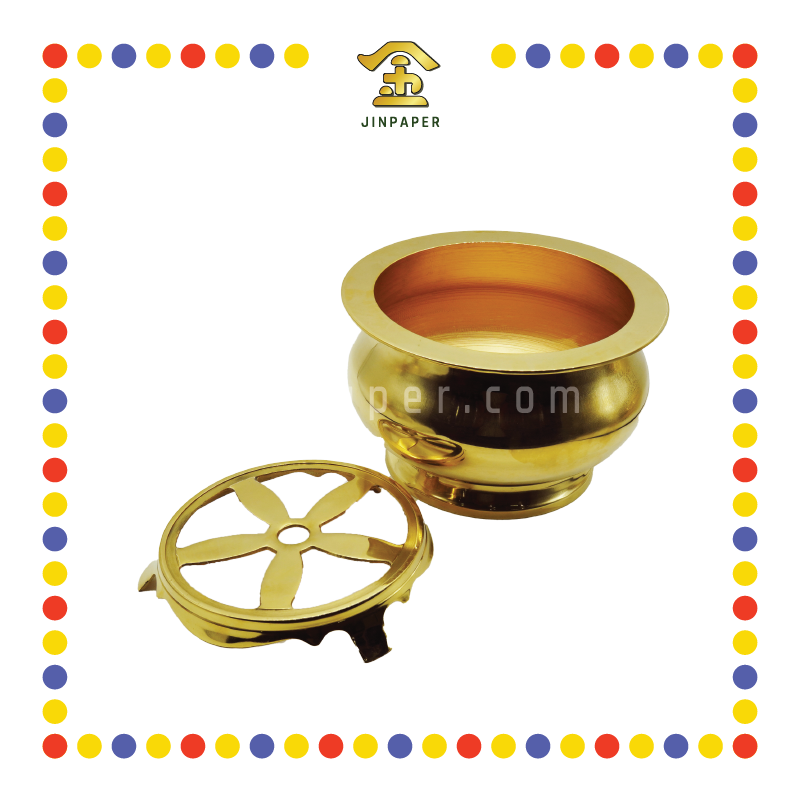 PRAYING CENSER 12寸 铜光身炉 (香炉)