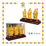 PRAYING STATUE 12寸 沙金三星(含玻璃盒)