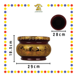 PRAYING CENSER 12寸 朱红招财炉