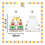 EMBROIDERY 12寸 莲花袍【红色/黄色/粉红色/白色】