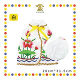 EMBROIDERY 12寸 莲花袍【红色/黄色/粉红色/白色】