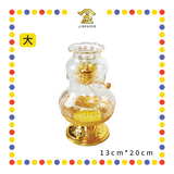 OIL LAMP 精雕莲花水晶油杯【小/大】