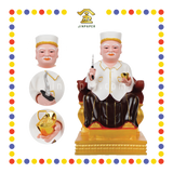 PRAYING STATUE 12寸 宋谷帽MISAI白衣拿督公/刀