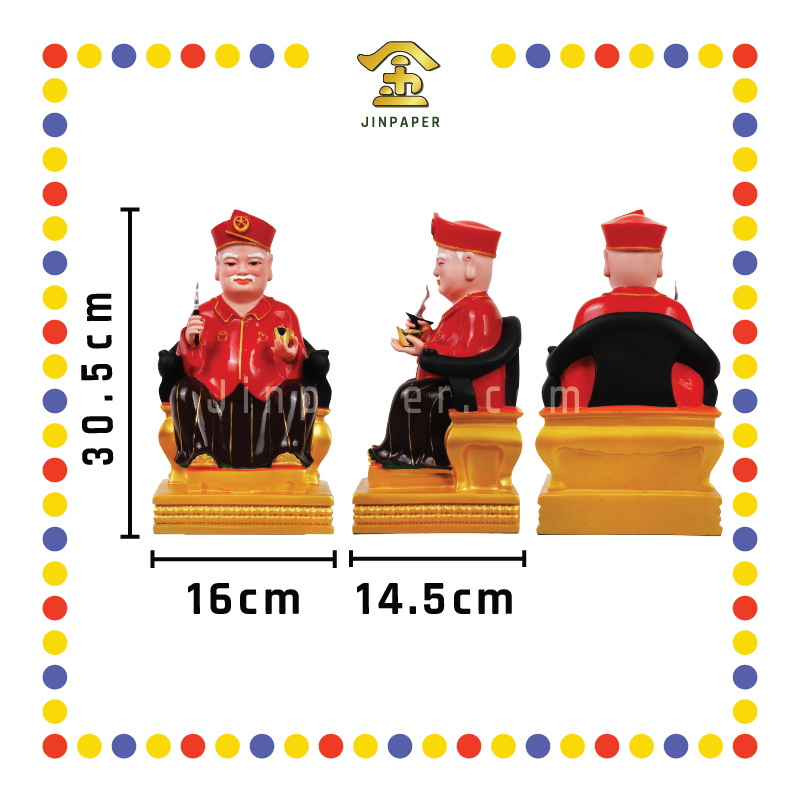 PRAYING STATUE 12寸 皇帽MISAI红衣拿督公