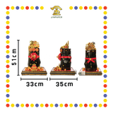 LUCKY GOODS 12x12x20 单金招财黑金+LED