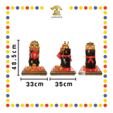LUCKY GOODS 12x12x20 单金招财黑金+LED